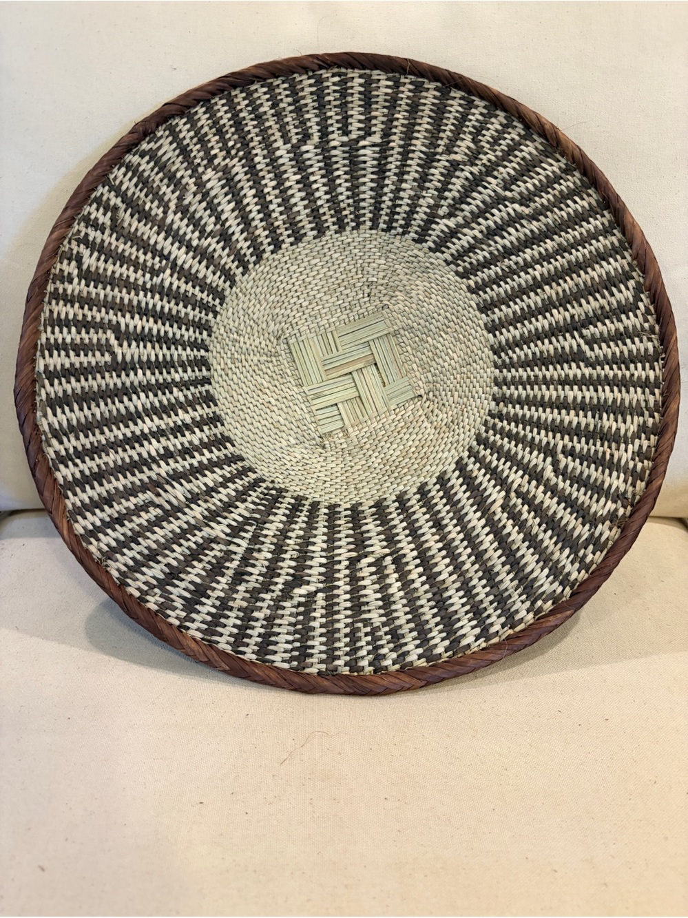 NEW Africa Woven Basket. Made by the Binga people of Zambia/Zimbabwe